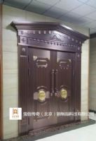 全国供应热销宝创铜门 别墅进户防盗双开铜门
